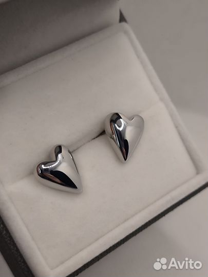 Серьги сердца тренд 2024 весна лето