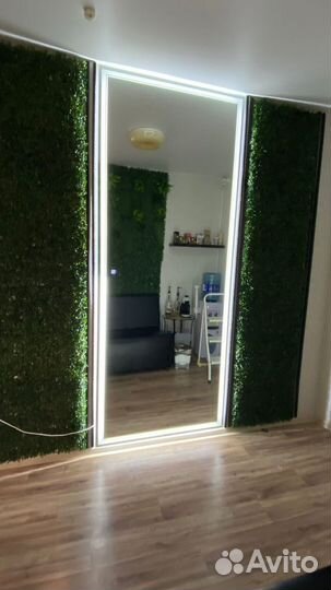 Зеркало с подсветкой напольное