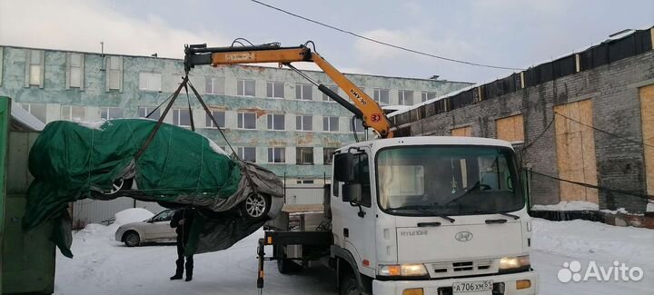 Аренда и услуги манипулятора, стрела 3 т, 7 м, борт 6 т, 5.5 м