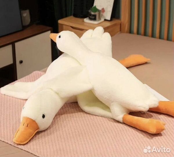 Гусь обнимусь мягкая игрушка