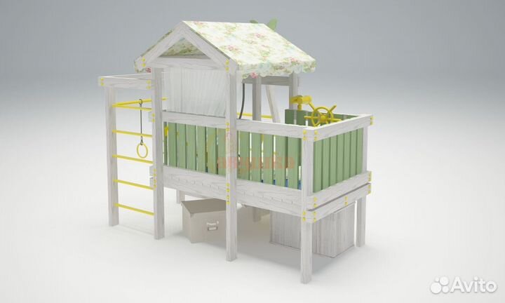 Игровой комплекс Савушка Baby 2 оливковый