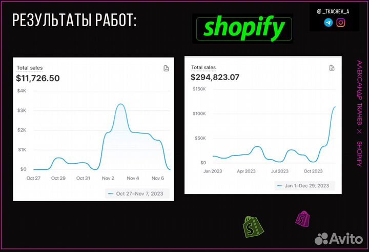 Готовый бизнес на Shopify