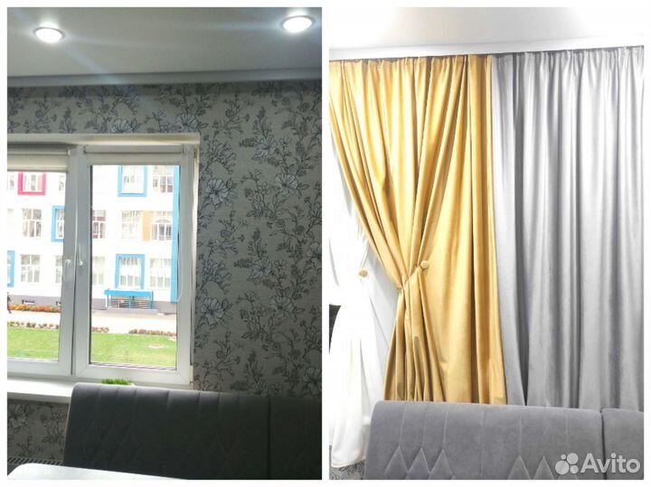 Пошив штор, покрывал, ламбрекенов