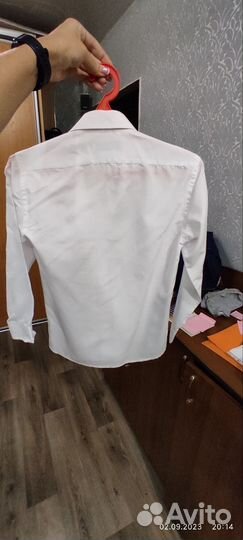 Рубашка школьная 134 рост