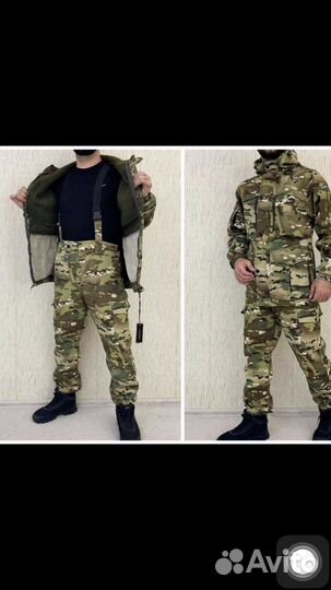 Костюм горка на флисе мох мультикам