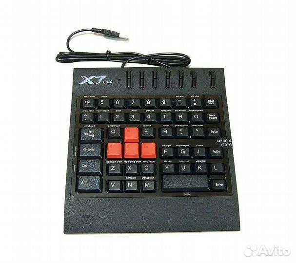 Клавиатура A4Tech X7-G100, черный