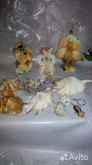Фигурки, ракушки