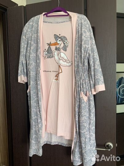 Халат и сорочка в роддом