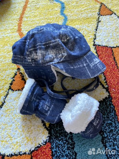 Шапка и варежки на мальчика