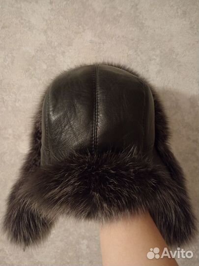 Шапка ушанка меховая