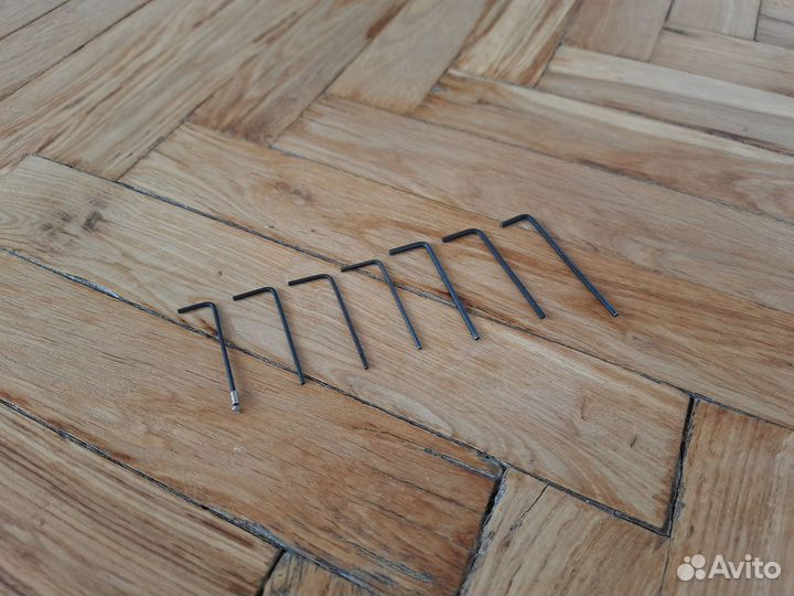 Мебельные имбусовые ключи 7 шт