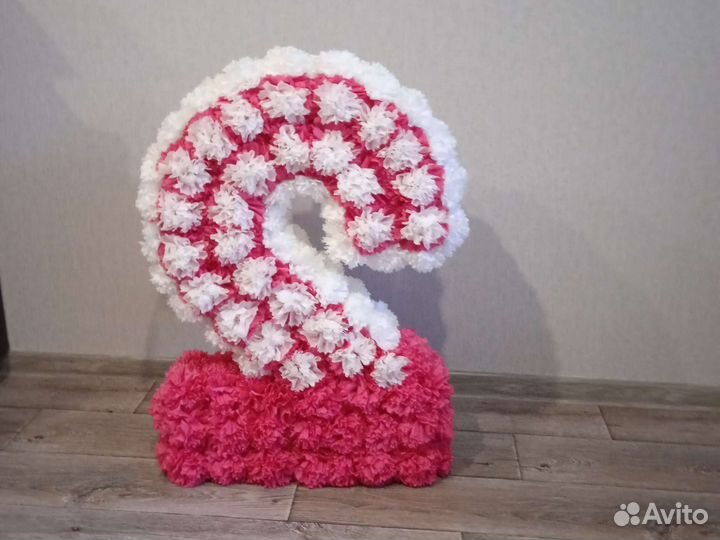 Объемная цифра 2