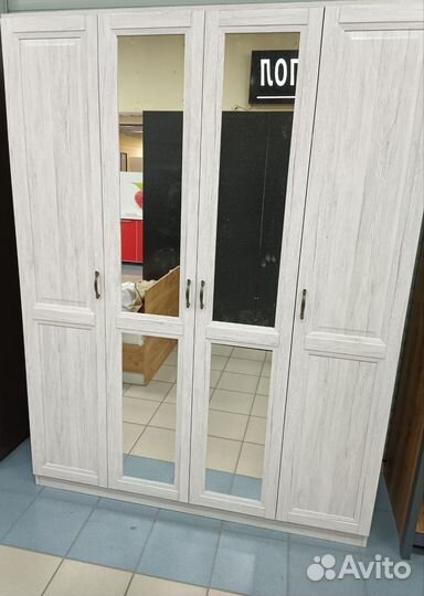 Шкаф Виктория 4-х дверный дуб империал 1,6 м