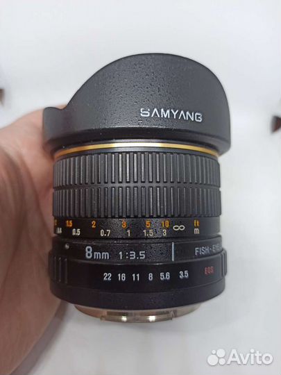 Объектив рыбий глаз, Samyang 8 mm