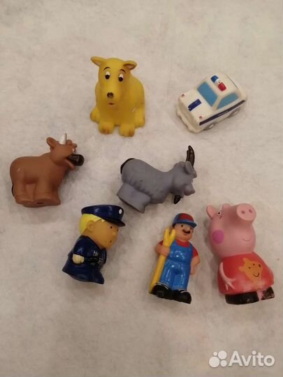 Резиновые игрушки. Свинка Пэпа