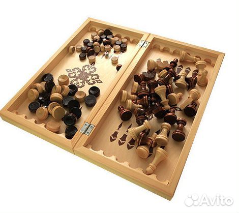 3в1 шахматы шашки нарды Ладья