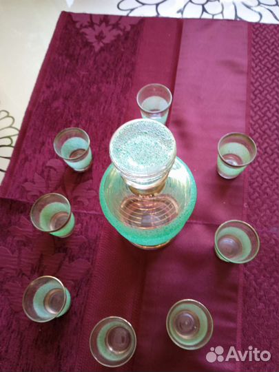 Графин+6стопок(+2) 1958год