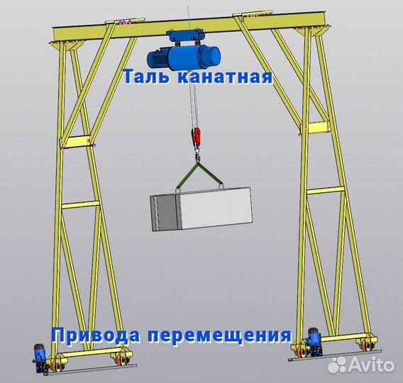 Мпу 2Т грузоподъемный мини-кран