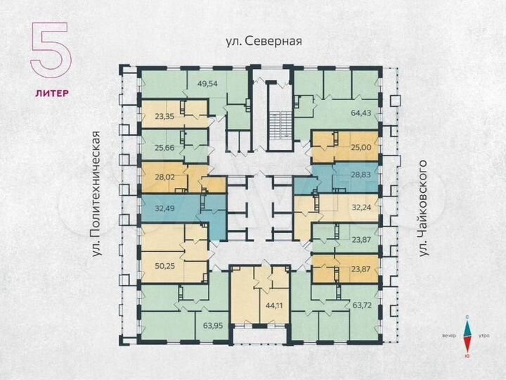 Квартира-студия, 23,4 м², 21/24 эт.