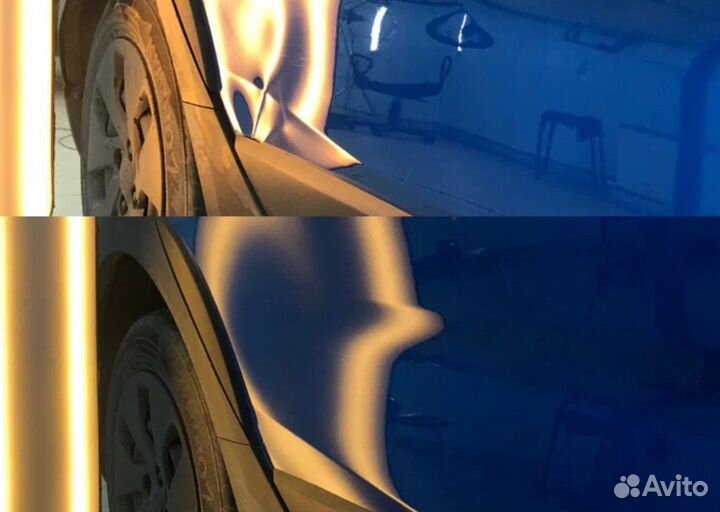 Удаление вмятин без покраски на SsangYong, PDR