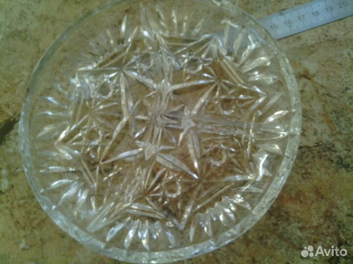 Менажница. Хрусталь. СССР. 2 шт