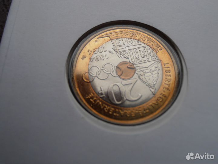 Франция Конверт с монетой