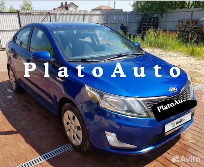 Капот крашенный Kia Rio 3 2011-2017 Светло-синий