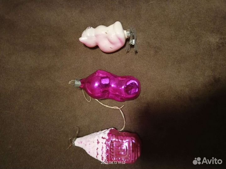 Елочные игрушки СССР