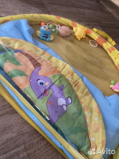 Ванночка для купания и коврик развивающий