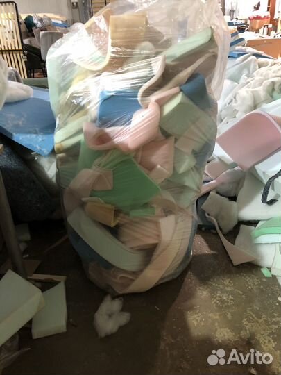 Поролон мебельный бу