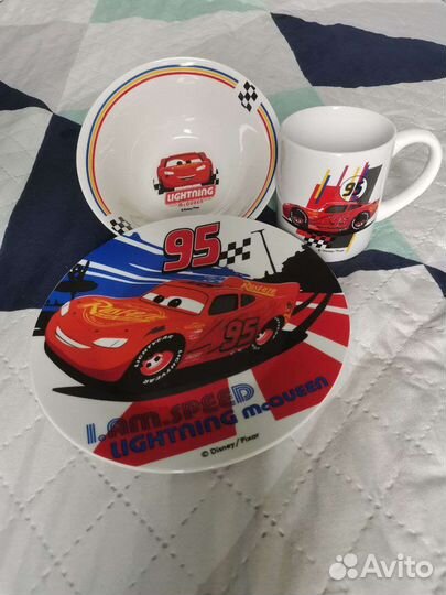 Набор посуды б/у для мальчика