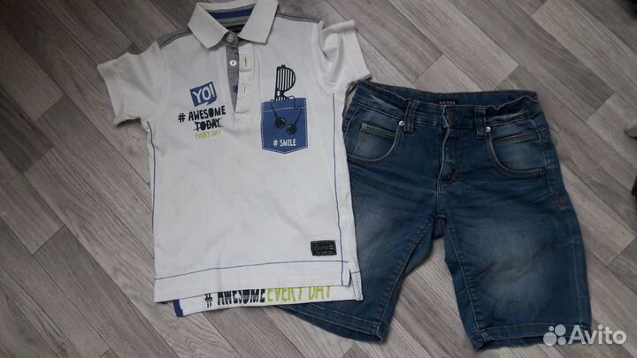 Шорты+поло детские р.116