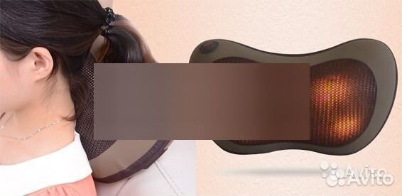 Массажная роликовая подушка