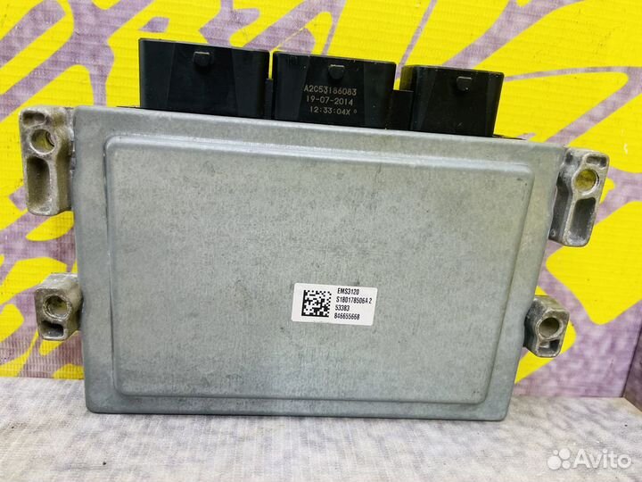 Эбу Блок управления двигателем Рено Логан 2 МКПП