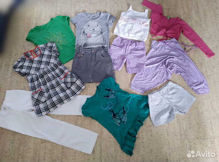 Пакет одежды девочке 9-10 лет р.134-140