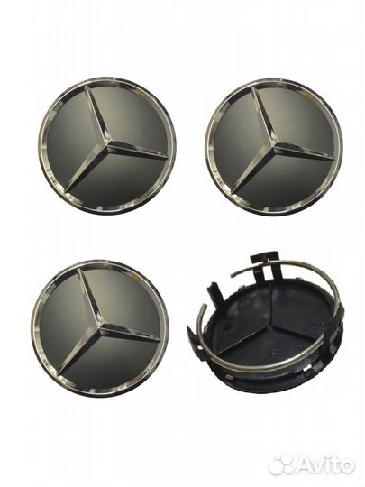 Колпачок диска Мерседес/Заглушка Mercedes 75 мм