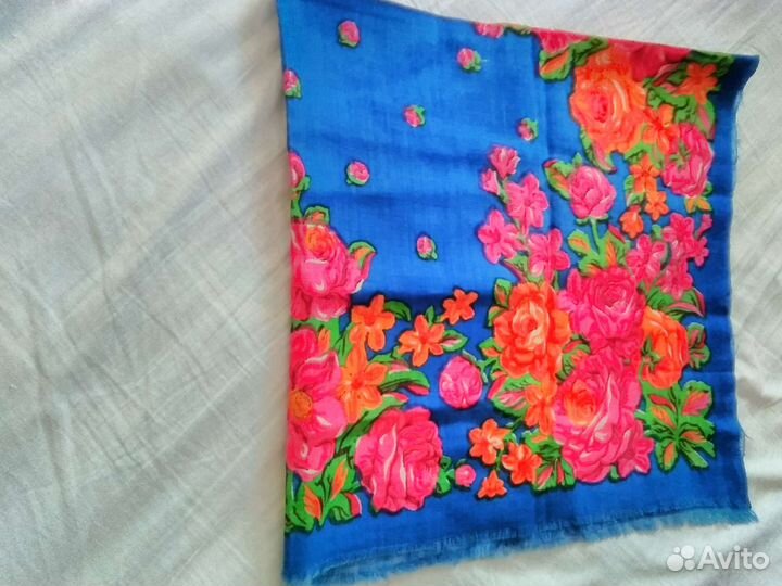 Павловопосадский платок шерсть СССР