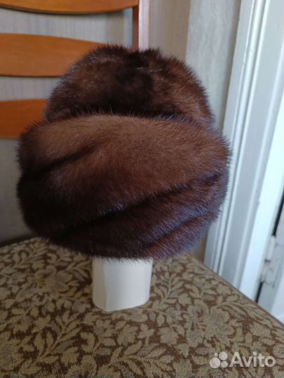Шапка норковая женская