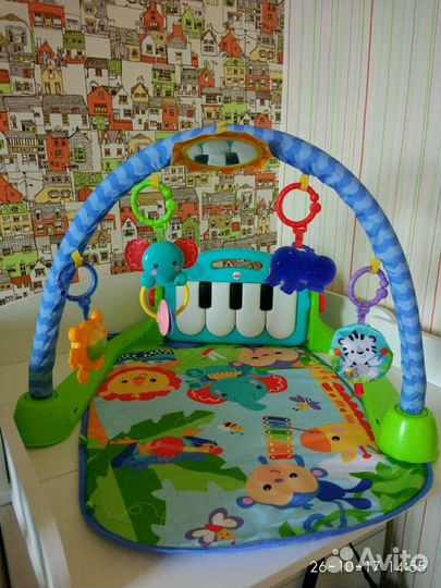 Игровой развивающий коврик Fisher price пи