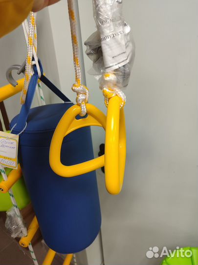 Кольца для шведской стенки с веревками