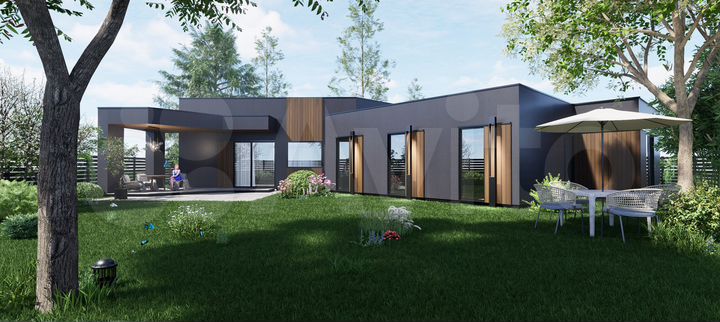 Коттедж 187 м² на участке 11,7 сот.