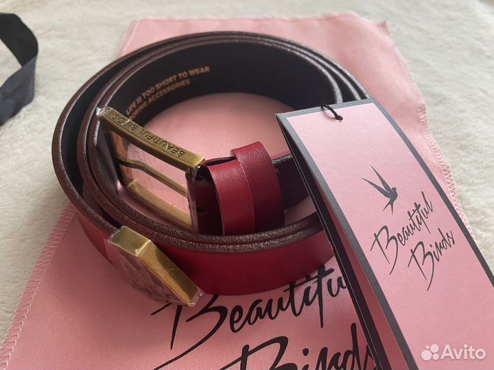 Ремень женский кожаный