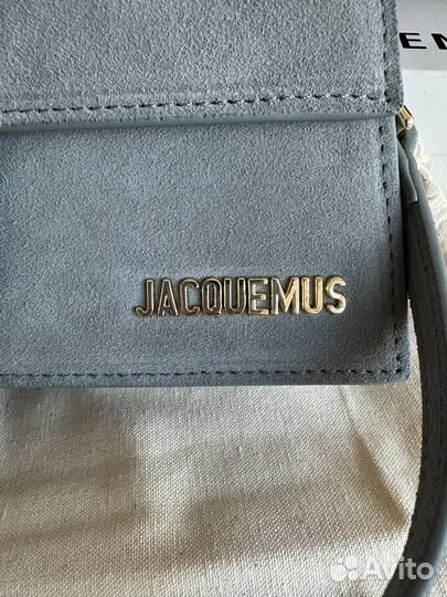 Сумка jacquemus натуральная замша