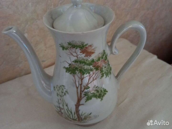 Чайники от сервизов, хохлома