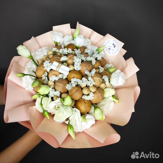 Ореховый букет, букет из орехов