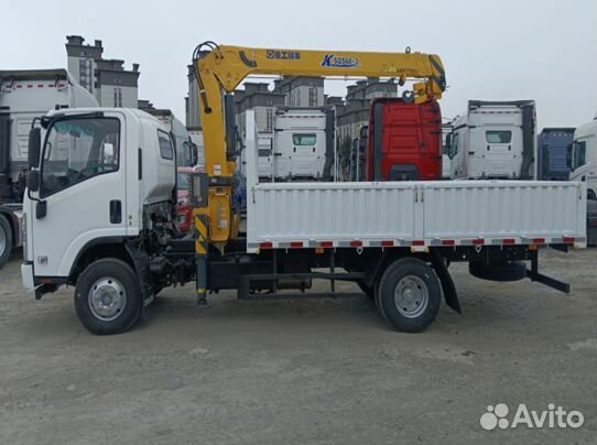 Isuzu Elf с КМУ, 2024