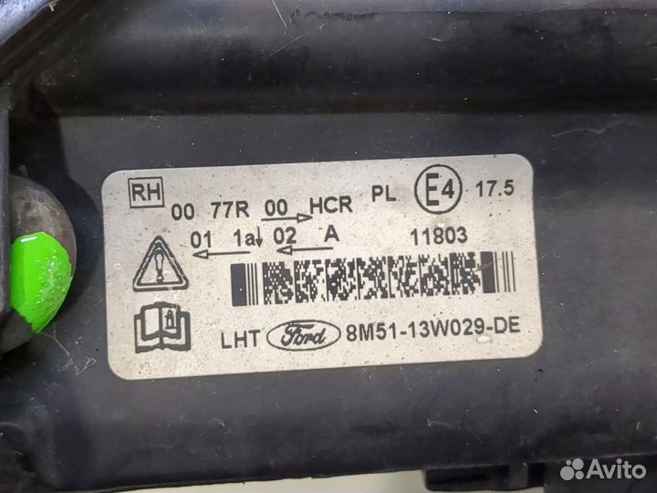 Фара (передняя) Ford Focus 2, 2009