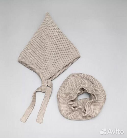 Шапка-чепчик (гном, эльф) + снуд