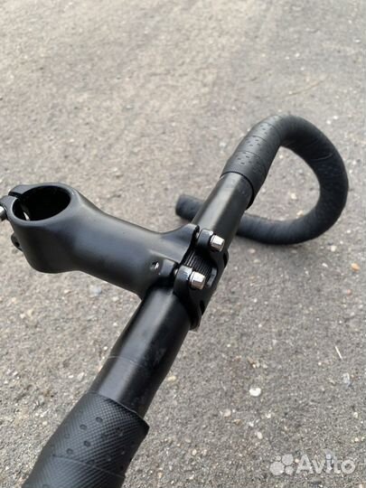Руль баран алюминий 25.4 мм + вынос 90 мм