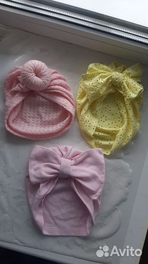 Шапочка для девочки чалма